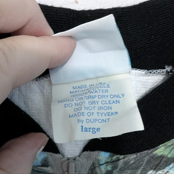 VINTAGE RARE Colorful Animal Print Bomber Jacket Size Large - Picture 11 of 13